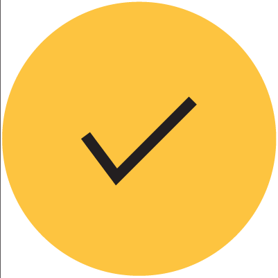 Gold checklist box