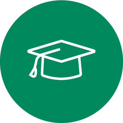 icon of graduate cap and tassel